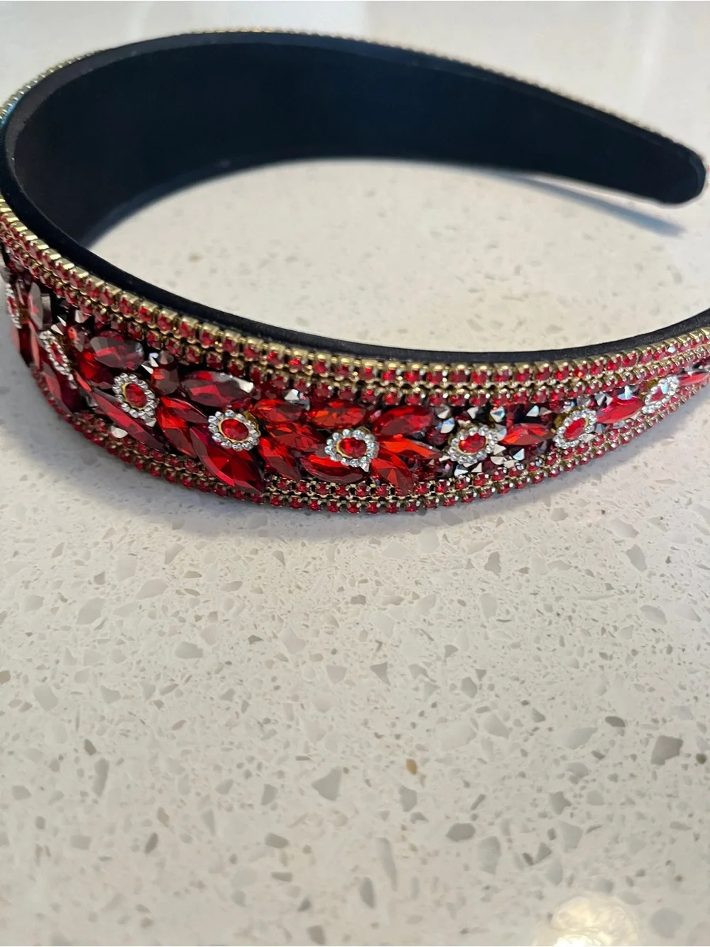 Embellished red Crystal‎ Headband